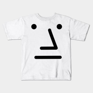 Classic NPC Wojak Face 4chan Meme Kids T-Shirt